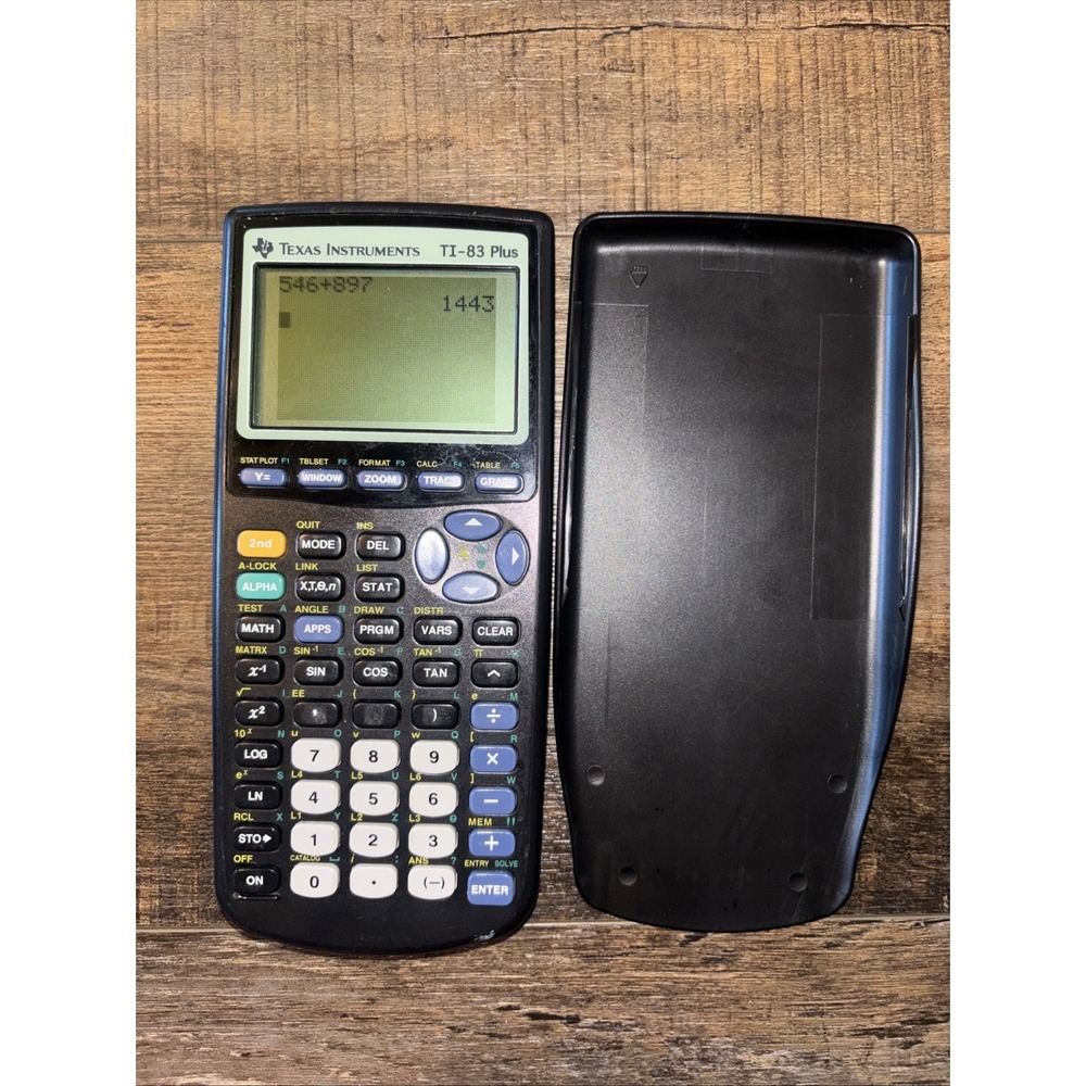 Texas Instruments TI-83 Plus Graphing Calculator - Used Tested Working